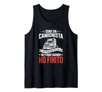 Sono Un Camionista Ho Finito Capito Canotta