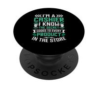Sono un cassiere, conosco i codici segreti di ogni prodotto in Th PopSockets PopGrip Adesivo