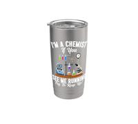 Sono un chimico se mi vedi correre cerca di tenere il passo con la scienza Bicchiere termico in acciaio inox doppia parete
