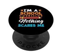 Sono un consulente scolastico Niente mi spaventa PopSockets PopGrip Adesivo