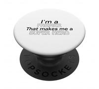 Sono un contadino che mi rende un supereroe - Funny Farming PopSockets PopGrip Adesivo