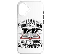 Sono Un Correttore Di Bozze Qual È Il Tuo Superpotere Amante Custodia per iPhone 16