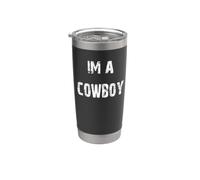 Sono un Cowboy Bicchiere termico in acciaio inox doppia parete