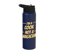 Sono un cuoco non un mago Cuoco divertente Stainless Steel Insulated Water Bottle