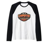 Sono Un Falegname Posso aggiustare ciò Che Il Tuo Hasband Fixed Divertente Maglia con Maniche Raglan