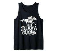 Sono Un Fantino ippico Derby Old Man Derby Day Canotta