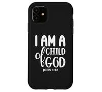 Sono un figlio di Dio Giovanni 1:12 - Citazione sull'identità cristiana Custodia per iPhone 11