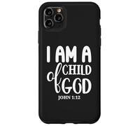 Sono un figlio di Dio Giovanni 1:12 - Citazione sull'identità cristiana Custodia per iPhone 11 Pro Max
