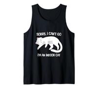 Sono Un Gatto Indoor Mi Dispiace Non Posso Diventare Amante introverso Canotta