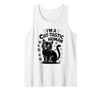 Sono un gatto Tastic Human Gat Lover Feline Pet Meow Love Cats Canotta
