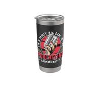 Sono un grosso problema nel podcast Host Microphone Podcasting Bicchiere termico in acciaio inox doppia parete