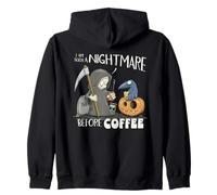 Sono Un Incubo Prima del caffè! Nightmare Before Coffee! Felpa con Cappuccio