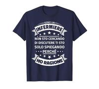 Sono Un Infermiere I Detto Divertente Maglietta, Uomo, Navy, XXL