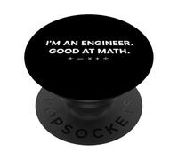 Sono un ingegnere bravo in matematica PopSockets PopGrip Adesivo