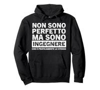 Sono Un Ingegnere Professione Laurea Ingegneria Divertente Felpa con Cappuccio