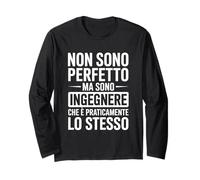 Sono Un Ingegnere Professione Laurea Ingegneria Divertente Maglia a Manica