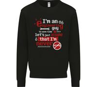 Sono Un Ingegnere Uomo Che Non Sbaglia Mai Felpa