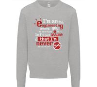 Sono Un Ingegnere Uomo Che Non Sbaglia Mai Felpa