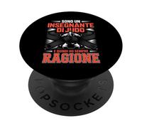 Sono Un Insegnante Di Judo E Quindi Ho Sempre Ragione PopSockets PopGrip Adesivo