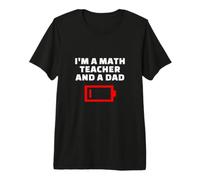 Sono Un Insegnante di Matematica e Un papà Stanco Padre matematico Scherzo Maglietta Premium