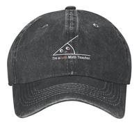 Sono Un Insegnante di Matematica Esperto Uomini Donna Berretto da Baseball Cotone Cappello da Sole Regolabile Visiera Baseball Cappellino Cappellini da Baseball per Sport Campeggio Che Corre