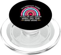 Sono un insegnante sostituto per risparmiare tempo nomi sbagliati PopSockets PopGrip per MagSafe