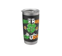 Sono un irlandese e mi piaccio Spuds Il giorno di San Patrizio è divertente Bicchiere termico in acciaio inox doppia parete