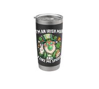 Sono un irlandese e mi piaccio Spuds Il giorno di San Patrizio è divertente Bicchiere termico in acciaio inox doppia parete