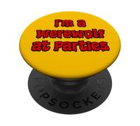 Sono un lupo mannaro alle feste PopSockets PopGrip Adesivo