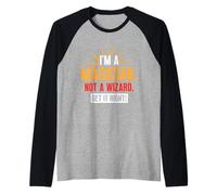Sono Un Mago Non Un Mago Facciamolo Bene Magia Trucco Mago Maglia con Maniche Raglan