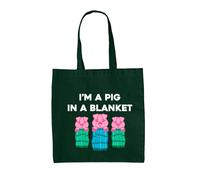 Sono Un Maiale In Una Coperta - Borsa In Tela - Divertente Natale Cena