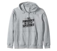 Sono Un mediatore dei pegni e Questo è Il Mio superpotere Felpa con Cappuccio