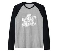 Sono Un mediatore dei pegni e Questo è Il Mio superpotere Maglia con Maniche Raglan