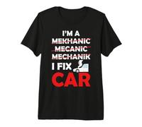 Sono Un Mekhanic Mecanic Mechanik, Riparo Auto con Umorismo Maglietta Premium