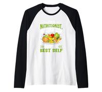 Sono Un nutrizionista, Ti Aiuto a Essere Il Tuo sé Migliore Maglia con Maniche Raglan