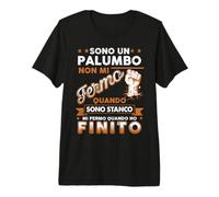 Sono Un Palumbo Non Mi Fermo Quando Sono Stanco Maglietta Premium