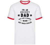 Sono Un Papà Di Tiro Con L'Arco - Ringer Uomo - Amore Per I Papà Archer E Frecce