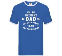 Sono Un Papà Di Tiro Con L'Arco - Ringer Uomo - Amore Per I Papà Archer E Frecce