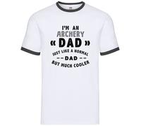 Sono Un Papà Di Tiro Con L'Arco - Ringer Uomo - Amore Per I Papà Archer E Frecce