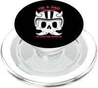 Sono un papà e sono un motociclista nulla può spaventarmi Biker papà PopSockets PopGrip per MagSafe