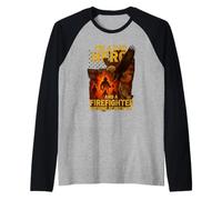 Sono un papà eroe e un pompiere - niente mi spaventa Maglia con Maniche Raglan