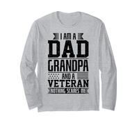 Sono Un papà, Nonno e Un veterano Niente Mi spaventa Maglia a Manica