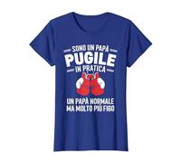 Sono Un papà Pugile in Pratica Regalo Pugilato Boxe Maglietta, Donna, Blu Reale, L