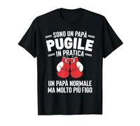 Sono Un papà Pugile in Pratica Regalo Pugilato Boxe Maglietta, Uomo, Nero, 6XL