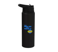 Sono un papà single che è dipendente dalla matematica Ciao papà single Stainless Steel Insulated Water Bottle