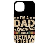 Sono un papà, un nonno e il giorno dei veterani del Vietnam Custodia per iPhone 15