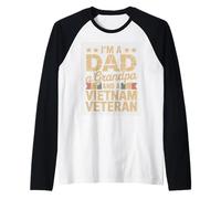 Sono un papà, un nonno e il giorno dei veterani del Vietnam Maglia con Maniche Raglan