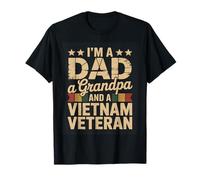 Sono un papà, un nonno e il giorno dei veterani del Vietnam Maglietta