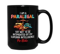 Sono Un Paralegale Tazze Di Caffè Durevole Tazza Colazione Ceramica Tazza Mug Regali Divertenti Per Ufficio Colleghi Natale Regalo 330ml