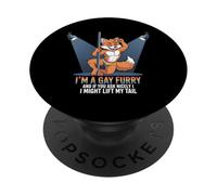Sono Un Peloso Gay E Se Chiedi Bene Potrei Sollevare La Coda PopSockets PopGrip Adesivo